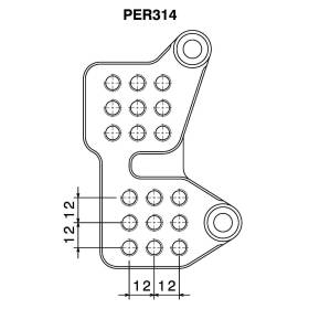 COMMANDES RECULÉES KAWASAKI - RIZOMA RRC