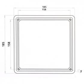 Cadre de plaque d'immatriculation Unit Garage U083