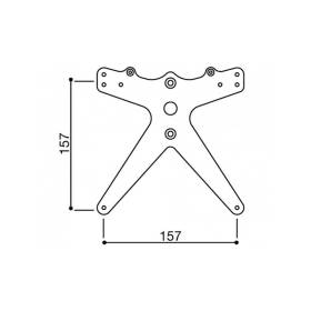 SUPPORT IMMATRICULATION UNIVERSEL RIZOMA PT061B