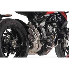 Silencieux QD Exhaust 3 sorties MV Agusta Euro 4 - Euro 5