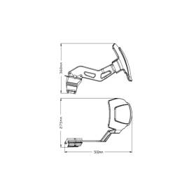 Garde boue arrière BMW F850GS - Puig 3691J