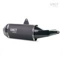 Silencieux HD Pan America - Unit Garage Titane noir + protection carbone