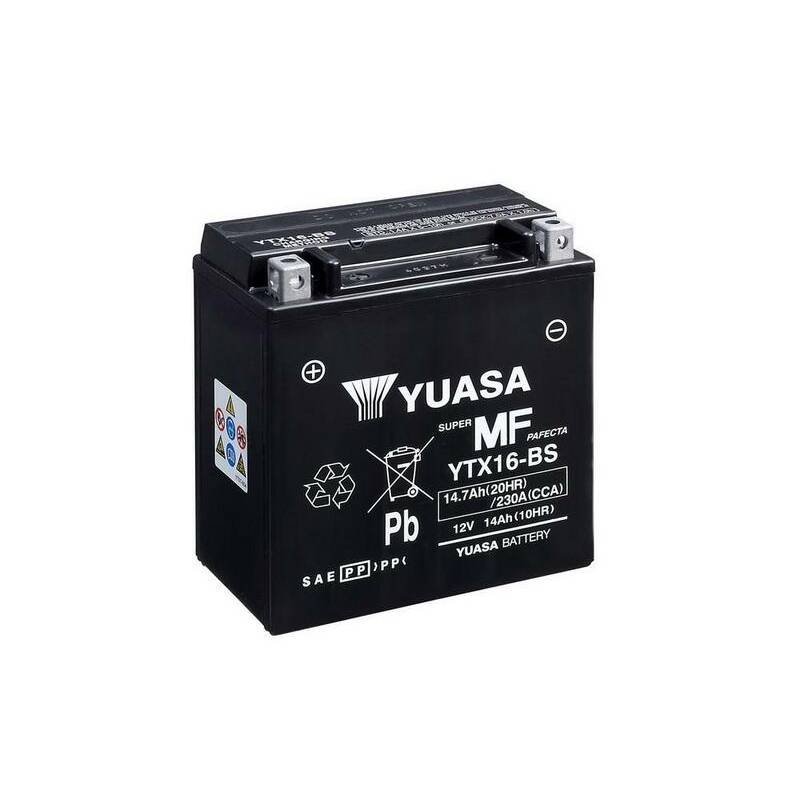 BATTERIE YUASA YTX16-BS