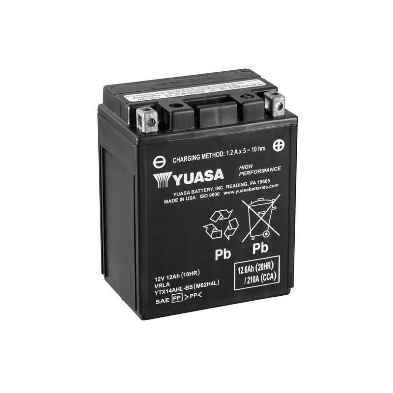 BATTERIE YUASA YTX14AHL-BS GUZZI