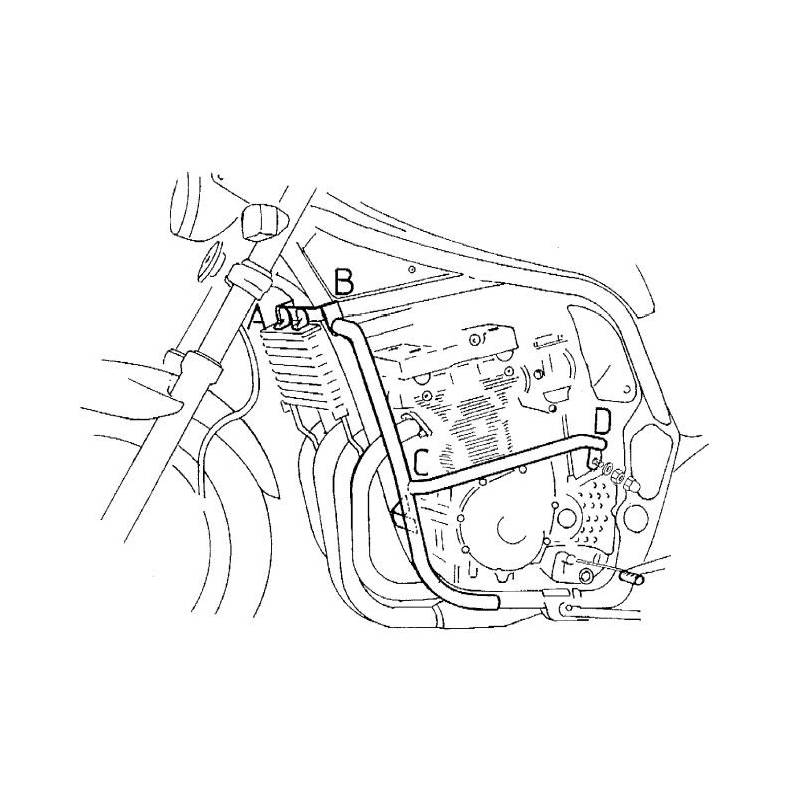 Protection moteur Suzuki GSF 1200 S/N Bandit (1996-2000)