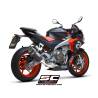 Ligne complète EURO5 Aprilia Tuono 660 - SC Project Carbone