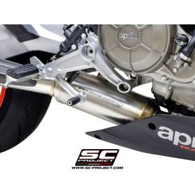 Ligne complète EURO5 Aprilia Tuono 660 - SC Project Titane