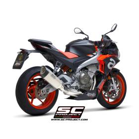 Ligne complète EURO5 Aprilia Tuono 660 - SC Project Titane