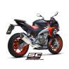 Ligne complète EURO5 Aprilia Tuono 660 - SC Project Titane