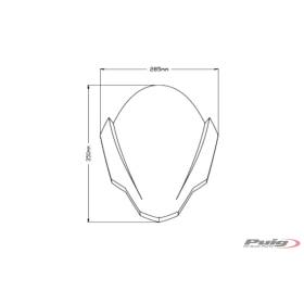 Bulle Aprilia Tuono 660 / Z-Racing Puig 20794