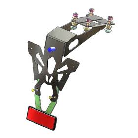 Support de plaque Kawasaki ZH2 / V-Parts C8-SPK023