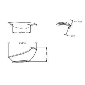 Ailerons de carénages Kawasaki Ninja 400 - Downforce Puig 3172