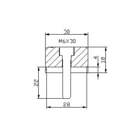 Adaptateur protection levier Puig 9871N