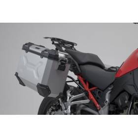 Kit bagages Ducati Multistrada V4 - SW Motech Silver