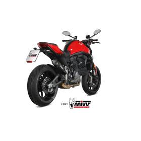 Silencieux noir Ducati Monster 937 / X-M5 Mivv D.048.LC5B