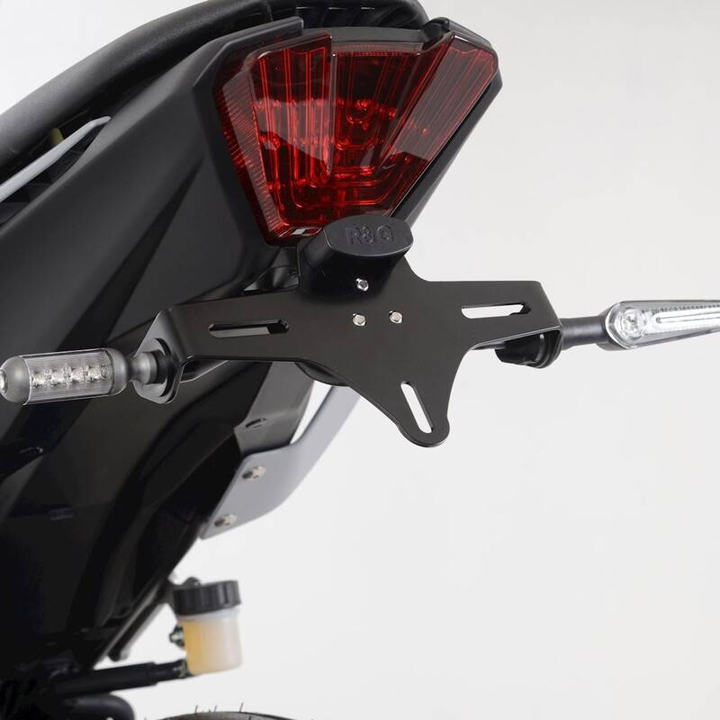 Support de plaque Yamaha MT-07 2021- / RG Racing LP0313BK