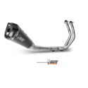 Ligne homologué Yamaha MT-07 2021- / MIVV Delta Race Inox Noir