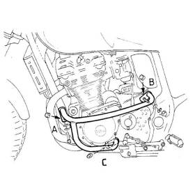 Protections moteur Suzuki GSX1200 (99-00) / GSF1200 (2001)