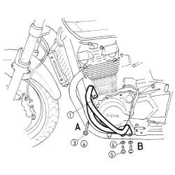 Protections moteur Suzuki GSX1400 2001-2006 / Hepco-Becker