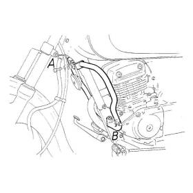 Protection moteur Suzuki GZ125 Marauder (1998-2004) / Hepco-Becker