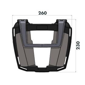 Support top-case Suzuki SV650X 2018- / Hepco-Becker Easyrack