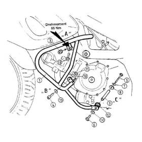 Protection moteur Suzuki SV650-S 1999-2002 / Hepco-Becker