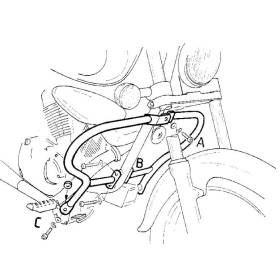Protection moteur Suzuki VL 125/250 Intruder (1999-2007)