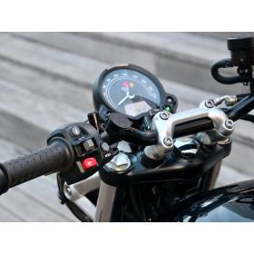 Support téléphone pour guidon de moto Shapeheart M 14,7 cm