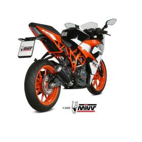 Silencieux noir KTM 125-200-390 Duke / MIVV KT.019.LC4B