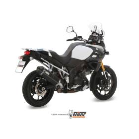 Silencieux noir Suzuki V-Strom 1000-1050 / Mivv S.042.LRB