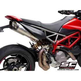 Double silencieux EURO5 Ducati Hypermotard 950 - SC Project S1 Titane