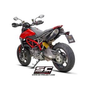 Double silencieux noir EURO5 Ducati Hypermotard 950 - SC Project S1