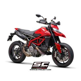 Double silencieux noir EURO5 Ducati Hypermotard 950 - SC Project S1