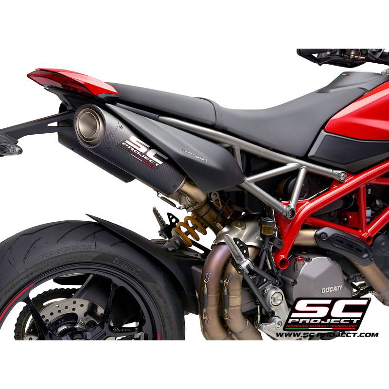 Double silencieux Carbone Ducati Hypermotard 950 - SC Project S1 EURO5