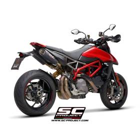 Double silencieux Carbone Ducati Hypermotard 950 - SC Project S1 EURO5