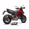 Double silencieux Carbone Ducati Hypermotard 950 - SC Project S1 EURO5
