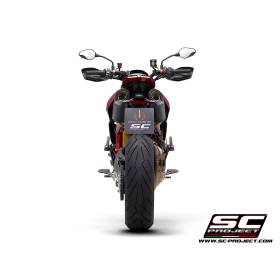 Double silencieux Carbone Ducati Hypermotard 950 - SC Project S1 EURO5