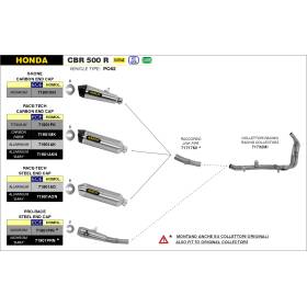 Silencieux Honda CBR500R 2019-2020 / X-Kone Arrow 71901XKI