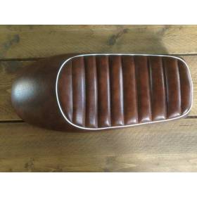 SELLE CAFE RACER BROWN TYPE 88 L : 52cms