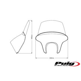Bulle Touring BMW R18 - Batwing Puig 21048W