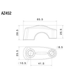 Pontets de guidon BMW R Nine T - Rizoma AZ452