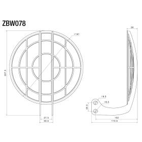 Grille de phare BMW Nine T - Rizoma ZBW078B