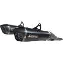 Silencieux homologué Akrapovic Suzuki GSX-R1300 Hayabusa 2021+ / Titane Noir