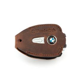 Étui porte-clefs cuir marron BMW R18 - Wunderlich 18050-000