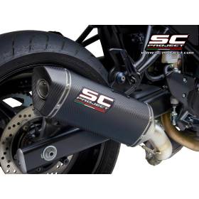 Silencieux Suzuki SV650 2016-2020 / SC Project SC1-M Carbone