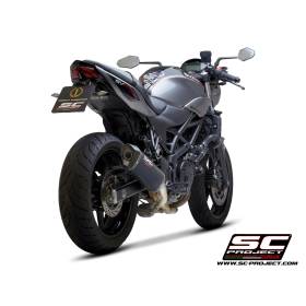 Silencieux Suzuki SV650 2016-2020 / SC Project SC1-M Carbone