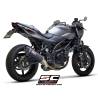 Silencieux Suzuki SV650 2016-2020 / SC Project Oval Titane