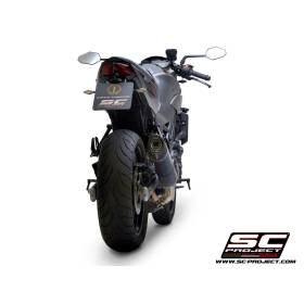 Silencieux Suzuki SV650 2016-2020 / SC Project Oval Titane