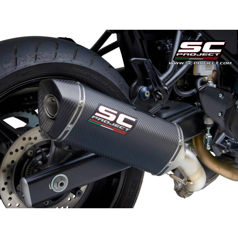 Silencieux Suzuki SV650 2021-2022 / SC Project SC1-M Carbone