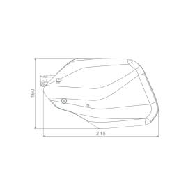 Protège mains Blanc BMW R1250GS - Wunderlich 27520-304